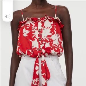 NWT Johanna Ortiz & H&M Floral Top